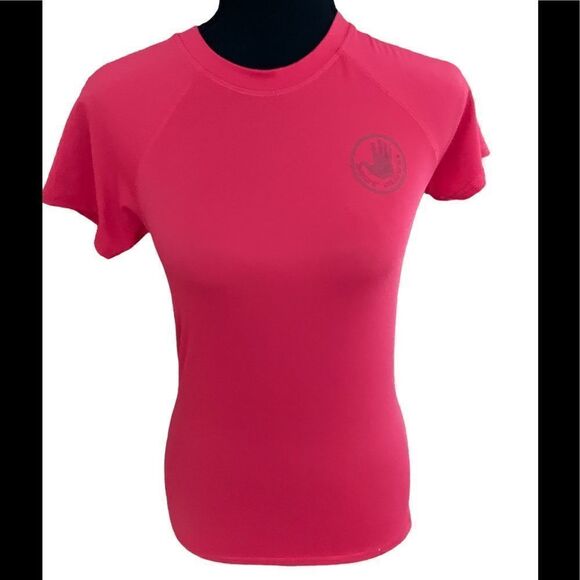 Body Glove red round neck short sleeved rash guard size Small - Picture 1 of 6